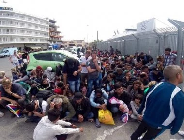 Μυτιλήνη: Άγριο ξύλο μεταξύ μεθυσμένων παράνομων μεταναστών